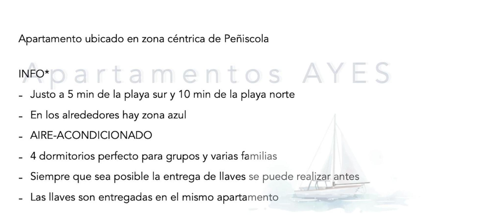 Apartamento 2º Planta 4 Dormitorios Peñíscola 外观 照片